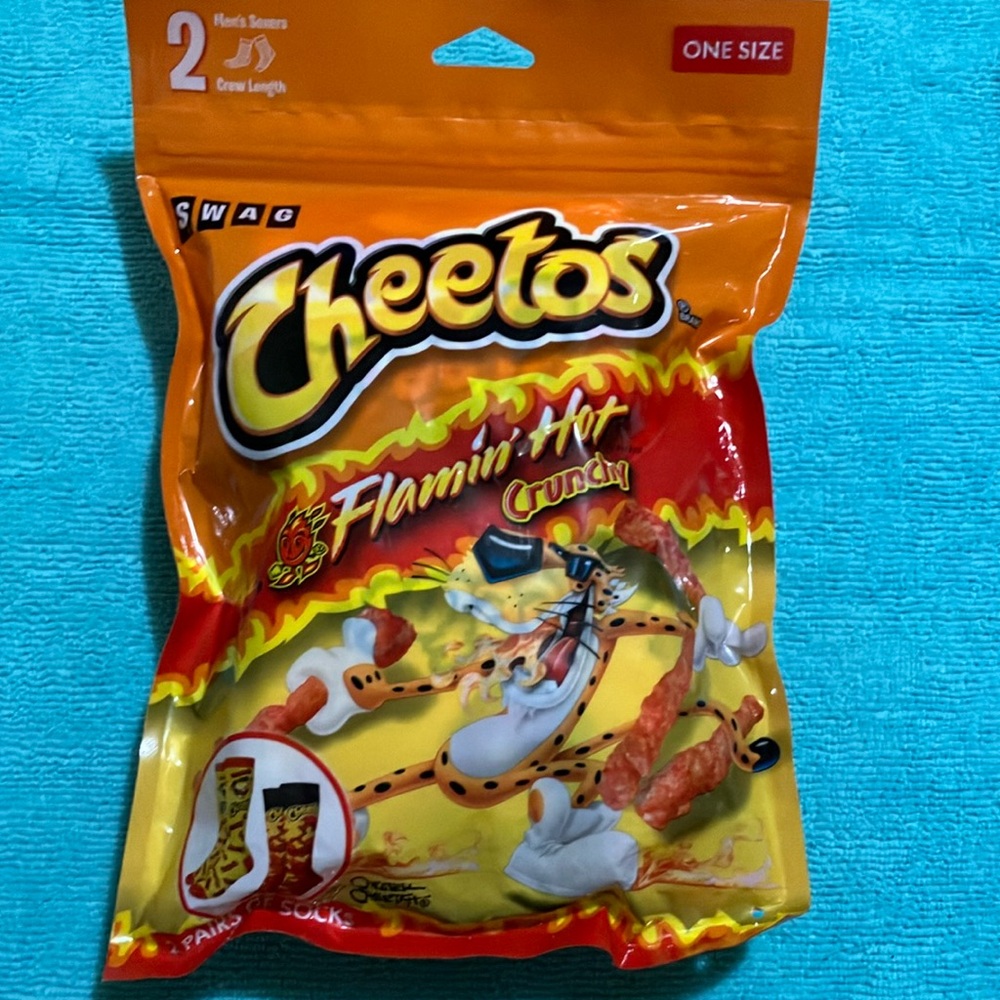Flamin' Hot Crunchy Socks - Vibrant Orange